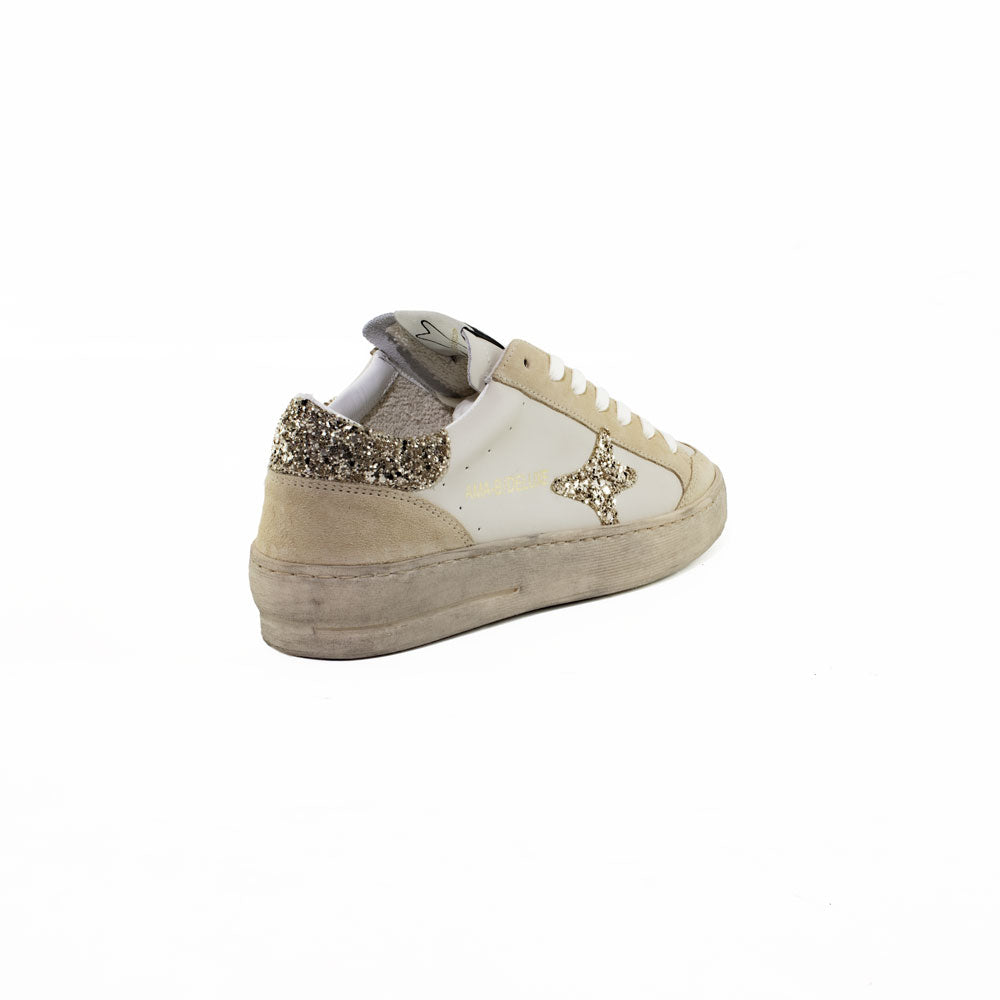 SNEAKERS AMA BRAND DONNA BEIGE - 4043 BEIGE