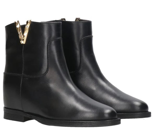 TRONCHETTI BASSI VIA ROMA 15 DONNA NERO - 4056 NERO