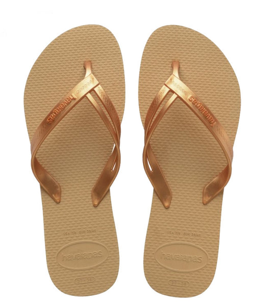 DONNA HAVAIANAS CIABATTE ORO - 41148801 GOLD