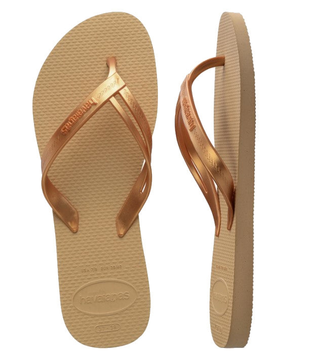 DONNA HAVAIANAS CIABATTE ORO - 41148801 GOLD