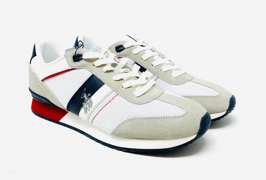 SCARPA U.S. POLO ASSN. UOMO BIANCO - 4122S0 BIAN