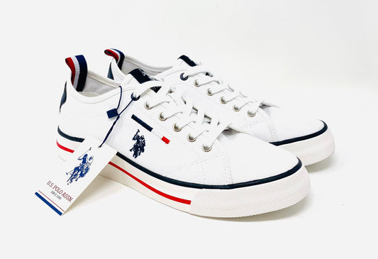 SCARPA U.S. POLO ASSN. UOMO BIANCO - 4150S1 BIAN
