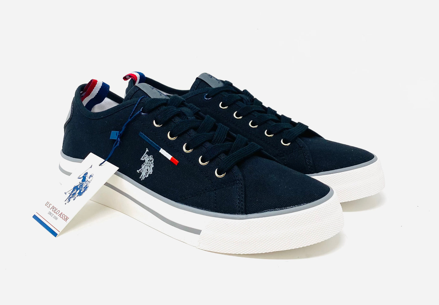 SCARPA U.S. POLO ASSN. UOMO NERO - 4150S1 NERO