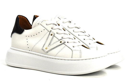 SNEAKERS VIA ROMA 15 DONNA BIANCO - 4156 BI/ARG
