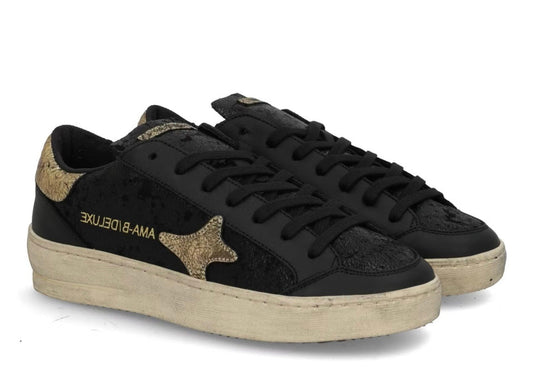 SNEAKERS AMA BRAND DONNA NERO - 4344 NERO