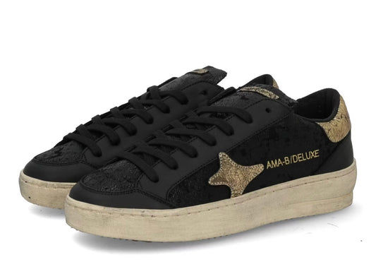 SNEAKERS AMA BRAND DONNA NERO - 4344 NERO