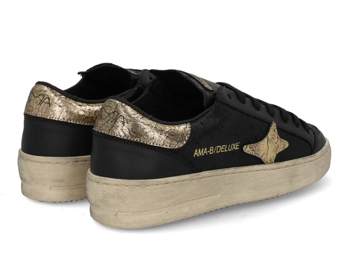 SNEAKERS AMA BRAND DONNA NERO - 4344 NERO