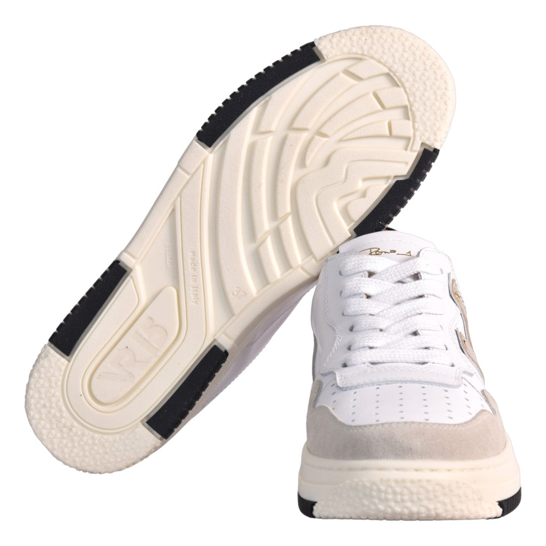 SNEAKERS VIA ROMA 15 DONNA BIANCO - 4350 BI/SABB