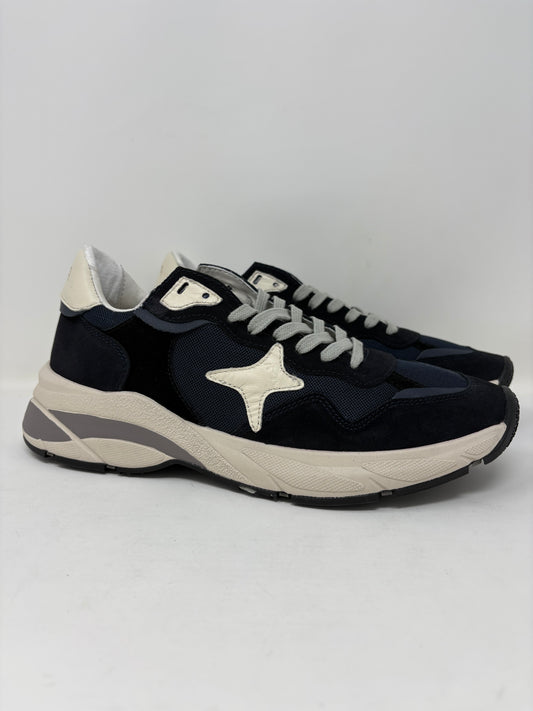SNEAKERS AMA BRAND UOMO BLU - 4448 BLU
