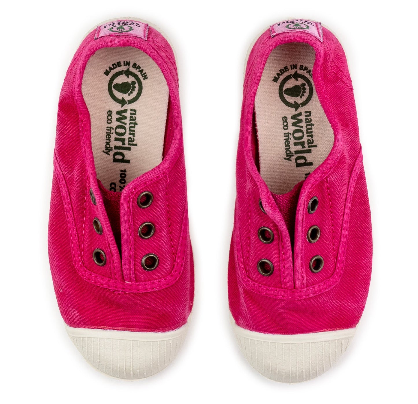 NATURAL WORLD SCARPE BAMBINO FUXIA - 470E 612