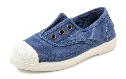 SNEAKERS NATURAL WORLD BAMBINO BLU - 470E 628