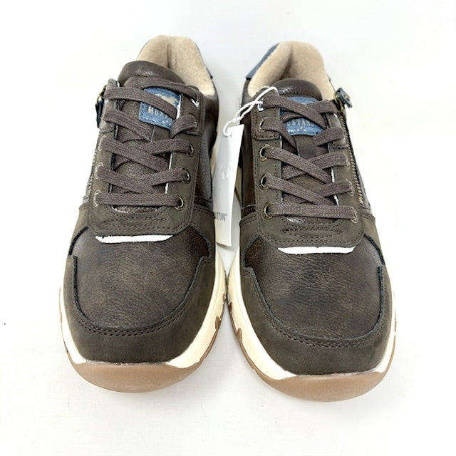 SNEAKERS MUSTANG UOMO TESTA MORO - 51001 MOKKA