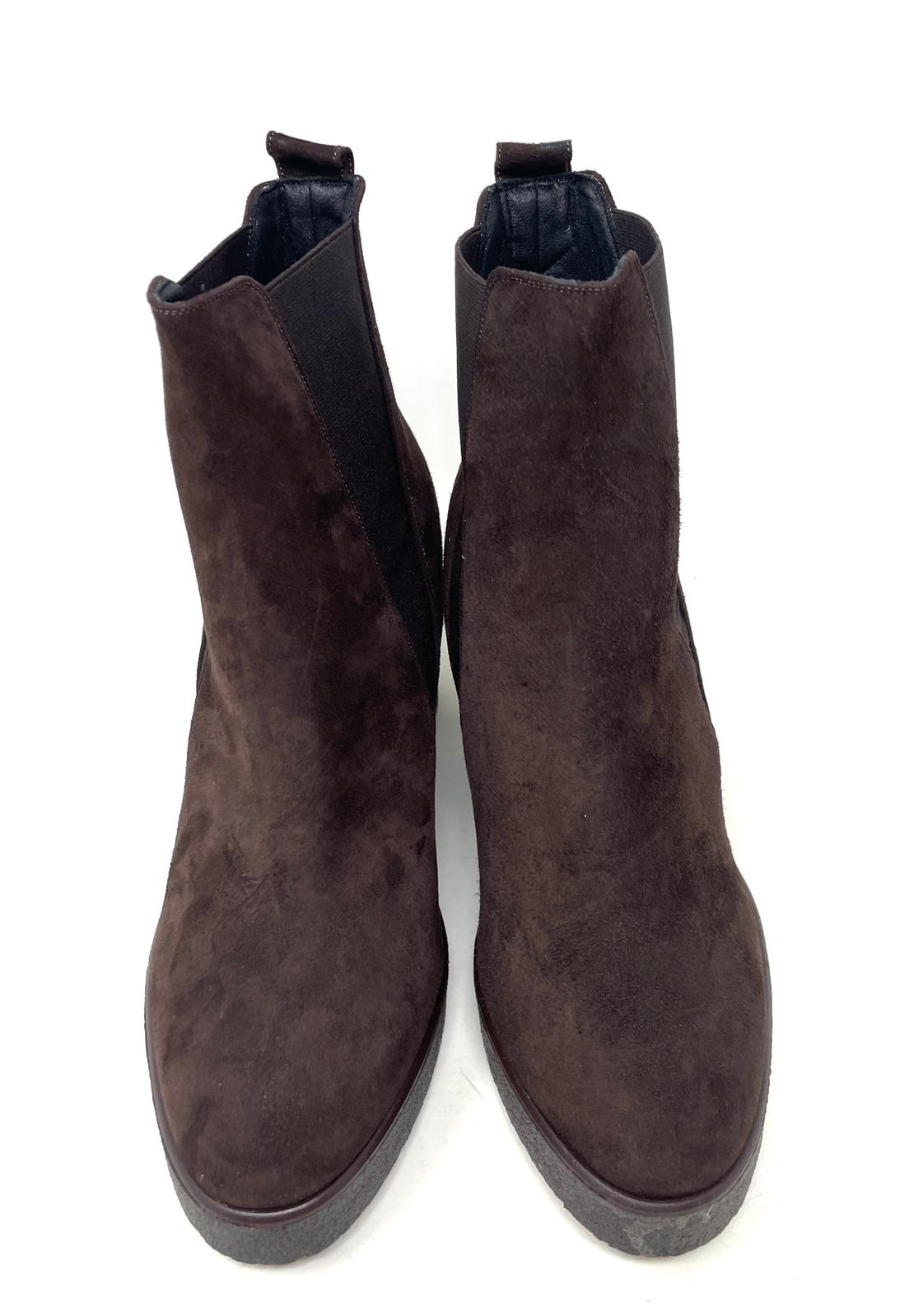 TRONCHETTI CON TACCO VOLPATO DONNA TESTA MORO - 552CAM TM