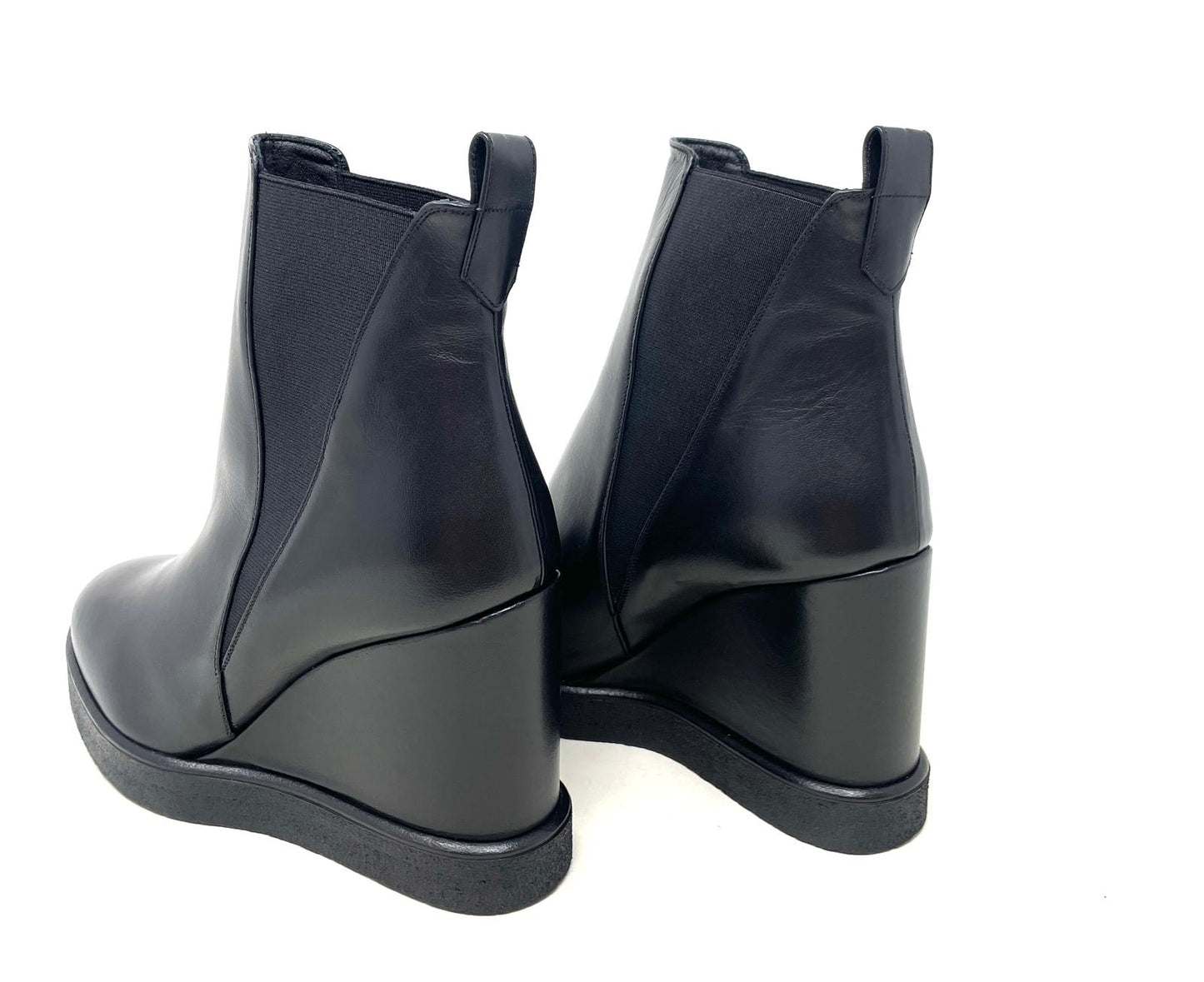 TRONCHETTI CON TACCO VOLPATO DONNA NERO - 552VIT NERO