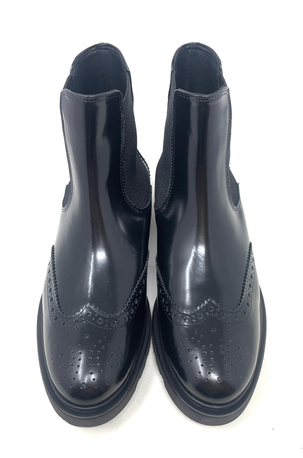 TRONCHETTI BASSI VOLPATO DONNA NERO - 5585A NERO