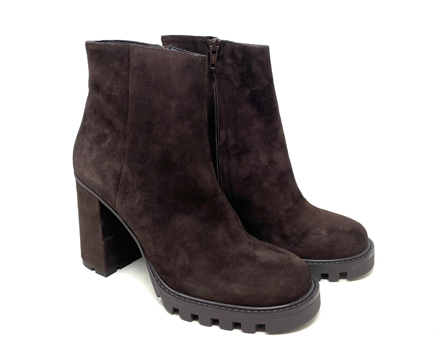 TRONCHETTI CON TACCO VOLPATO DONNA TESTA MORO - 562CAM TM