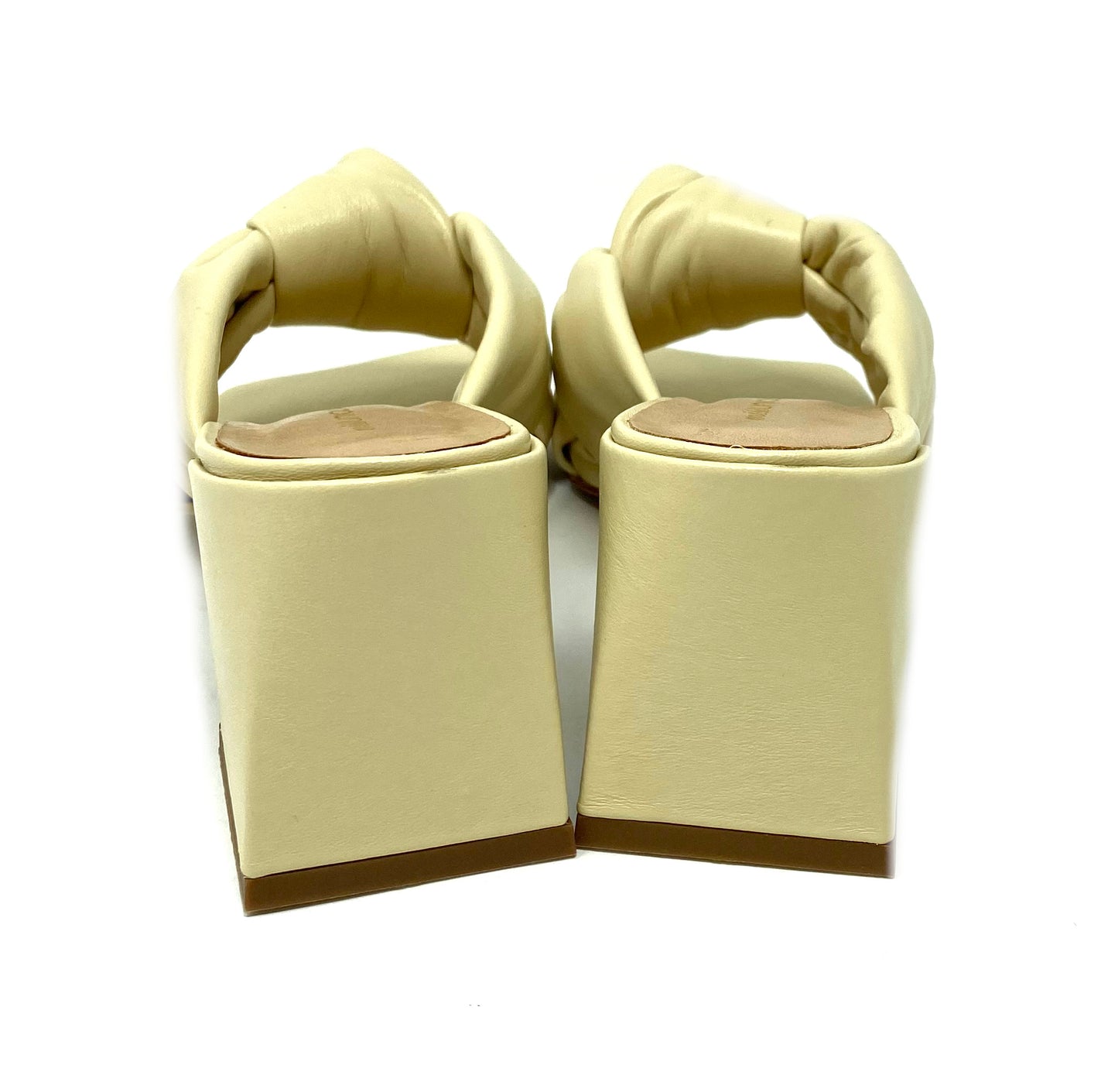 SANDALI CON TACCO MISS UNIQUE DONNA CREMA - 57005 CREMA