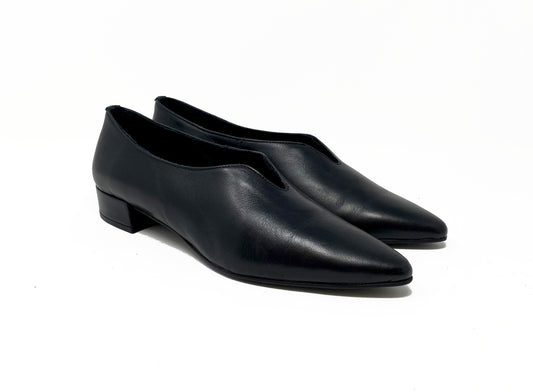 BALLERINE VOLPATO DONNA NERO - 652010 NERO