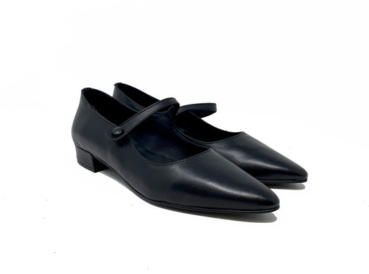 BALLERINE VOLPATO DONNA NERO - 652014 NERO