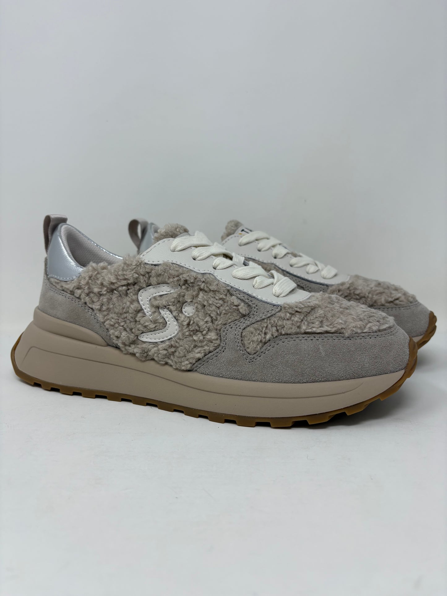 SNEAKERS STAR FEET DONNA GRIGIO - 752SF153 GRI