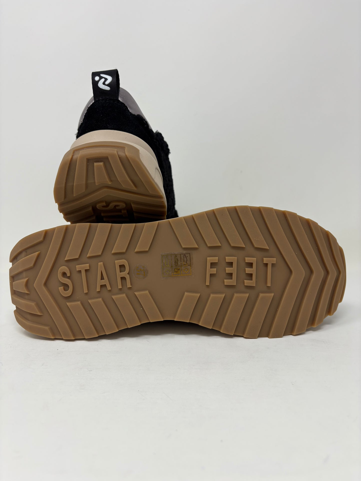 SNEAKERS STAR FEET DONNA NERO - 752SF153 NERO