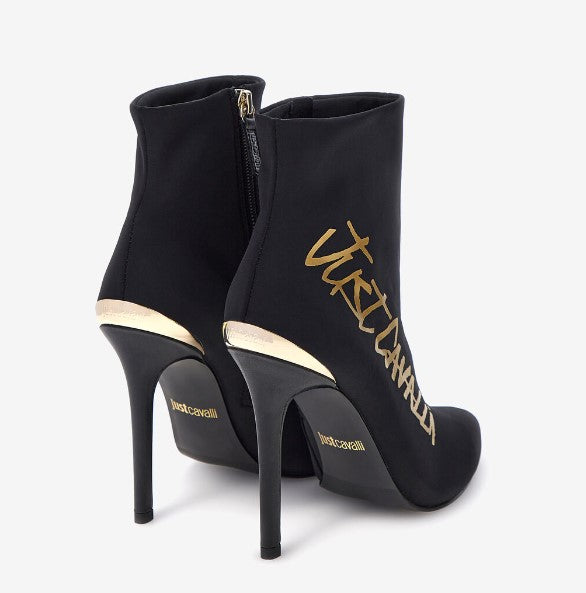 TRONCHETTI CON TACCO JUST CAVALLI DONNA NERO - 75RA3S05 NE