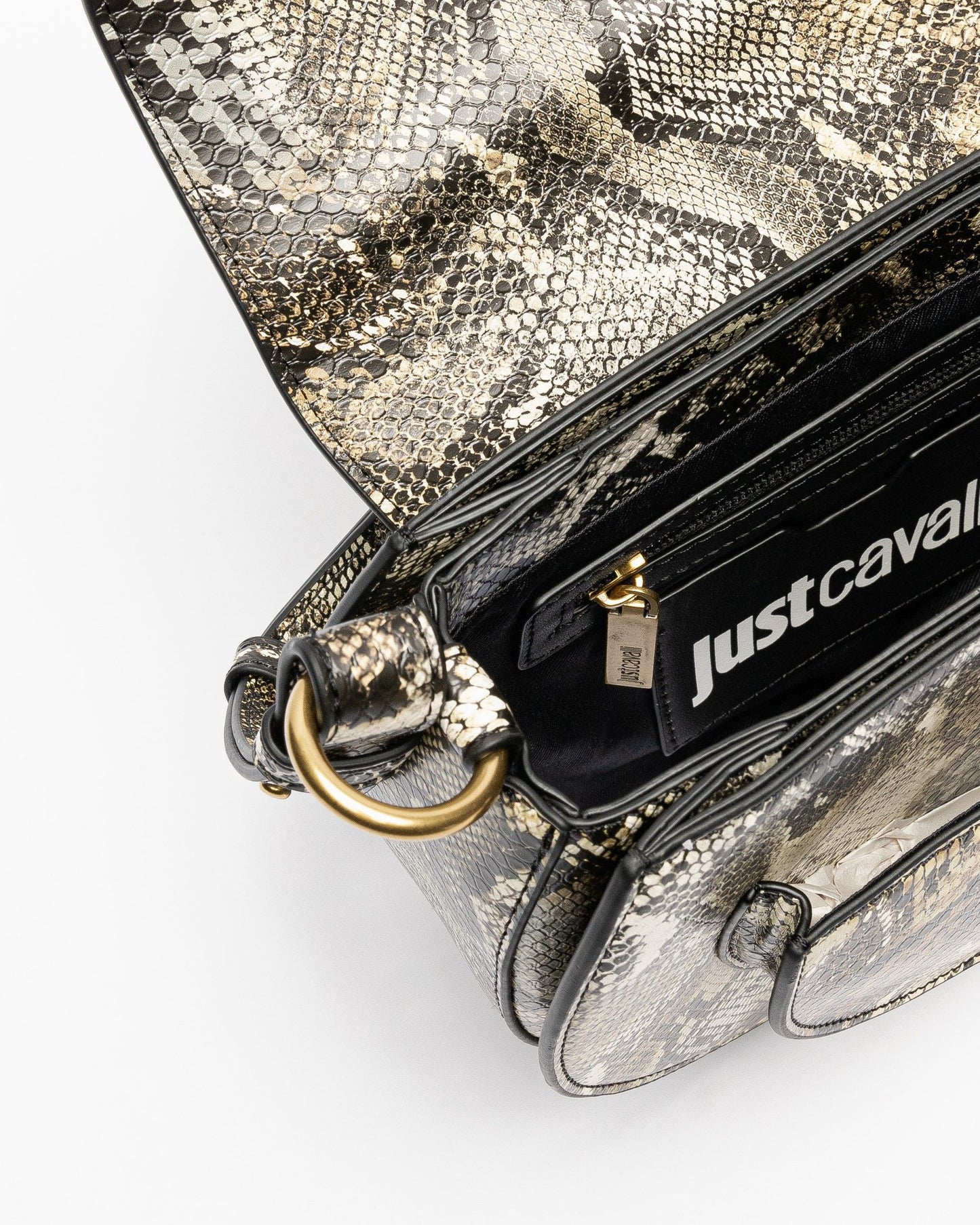 BORSA JUST CAVALLI ACCESSORI NATURALE - 75RA4BA1717