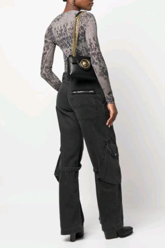 BORSA JUST CAVALLI ACCESSORI NERO - 75RA4BC2899