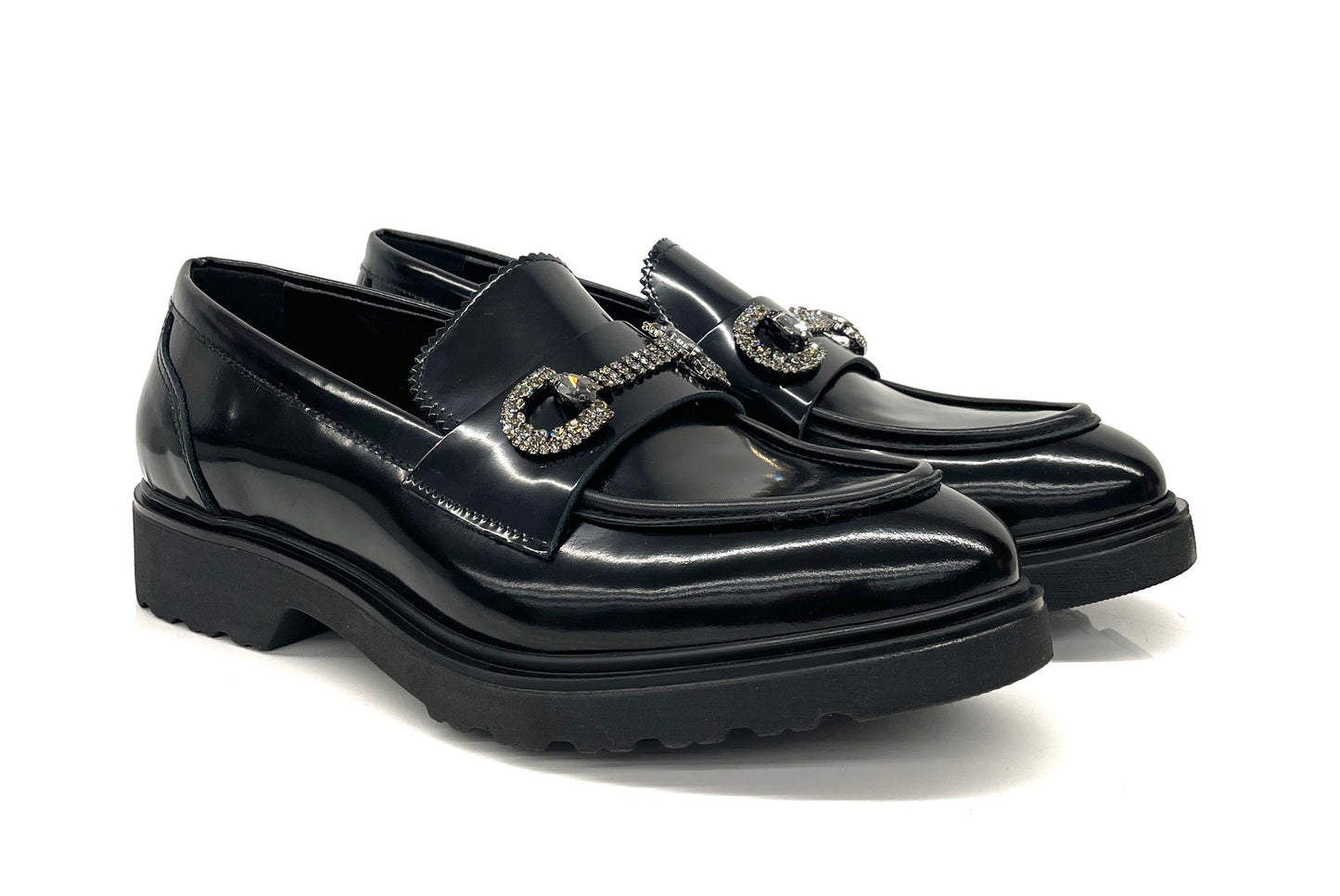 MOCASSINO VOLPATO DONNA NERO - 7640 NERO