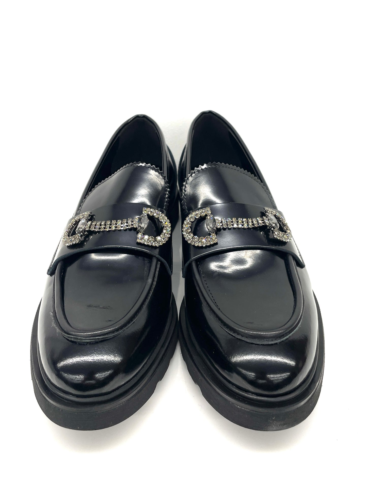 MOCASSINO VOLPATO DONNA NERO - 7640 NERO