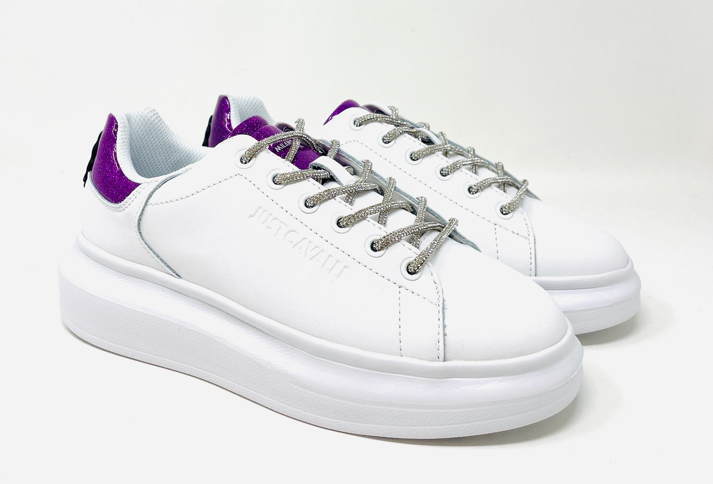 SNEAKERS JUST CAVALLI DONNA BIANCO - 76RA3SB1LD0