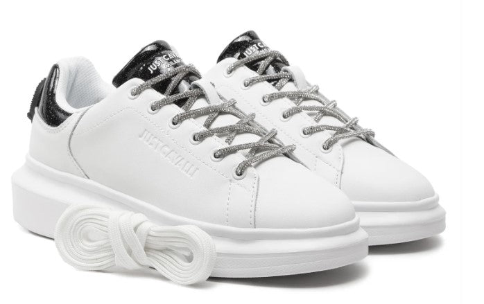 SNEAKERS JUST CAVALLI DONNA BIANCO - 77RA3SB1003