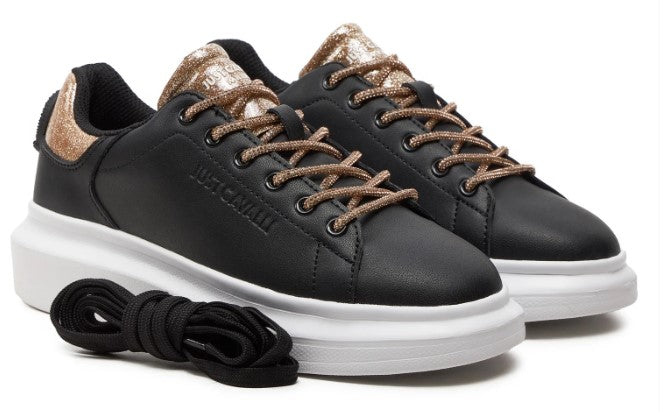 SNEAKERS JUST CAVALLI DONNA NERO - 77RA3SB1899