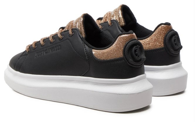 SNEAKERS JUST CAVALLI DONNA NERO - 77RA3SB1899
