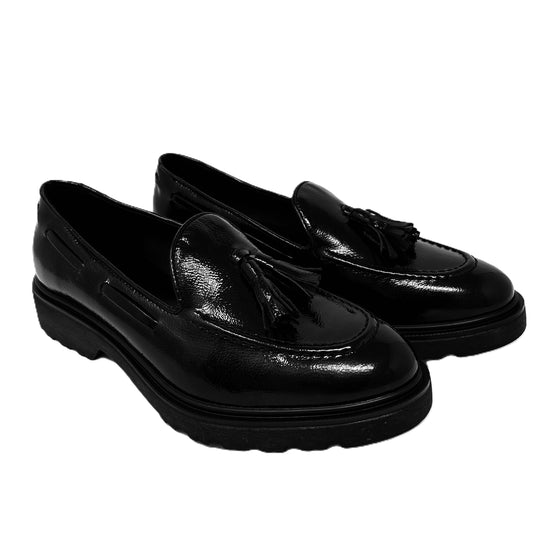 MOCASSINO VOLPATO DONNA NERO - 7822N NERO