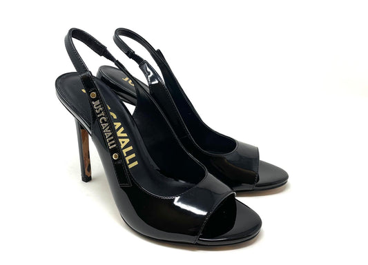 SANDALI CON TACCO JUST CAVALLI DONNA NERO - 78RA3S26 899