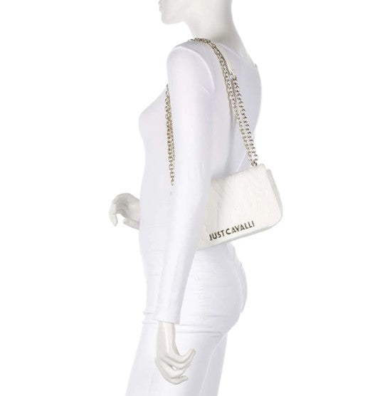 BORSA JUST CAVALLI ACCESSORI AVORIO - 78RA4BE4 003