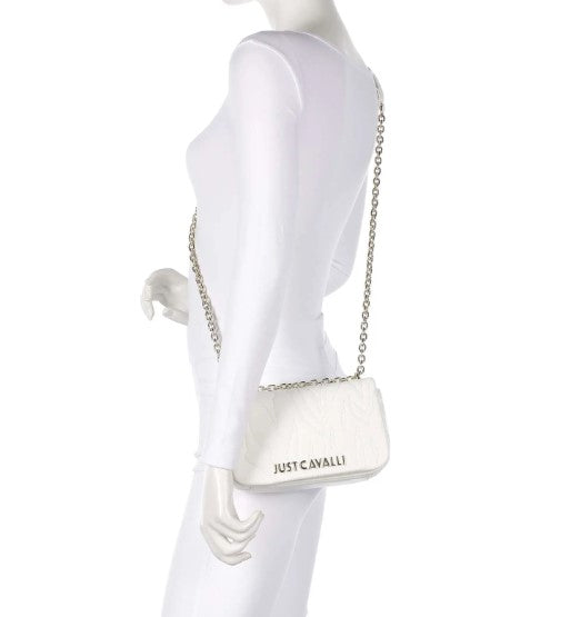 BORSA JUST CAVALLI ACCESSORI AVORIO - 78RA4BE4 003