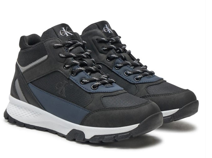 SNEAKERS CALVIN KLEIN BAMBINO NERO - 81087 NERO