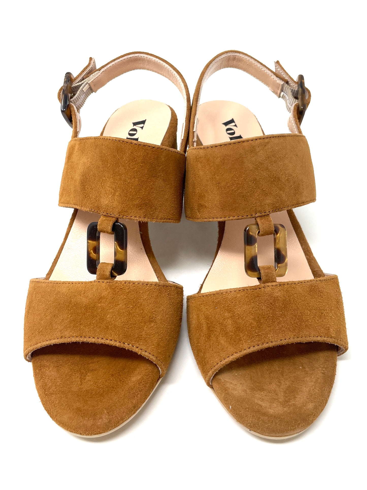 SANDALI CON TACCO VOLPATO DONNA CUOIO - 8524 CUOIO