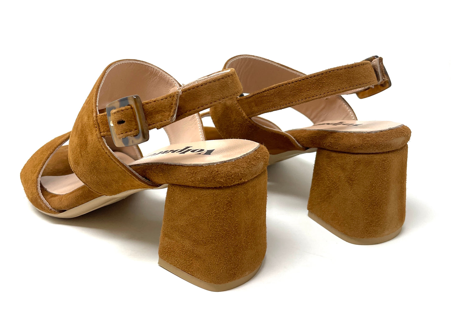 SANDALI CON TACCO VOLPATO DONNA CUOIO - 8524 CUOIO