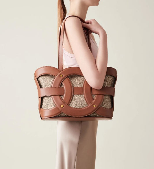 BORSA BORBONESE ACCESSORI  - 910100520057 X44