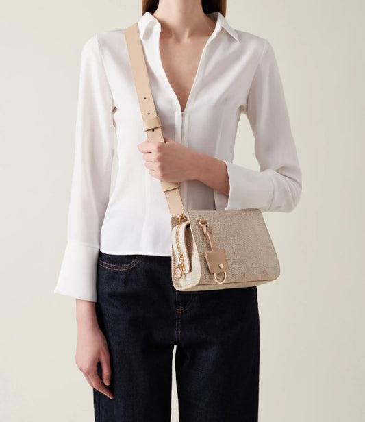BORSA BORBONESE ACCESSORI BEIGE - 910100630022 C75