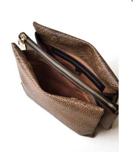 BORSA BORBONESE ACCESSORI NATURALE - 923638 311