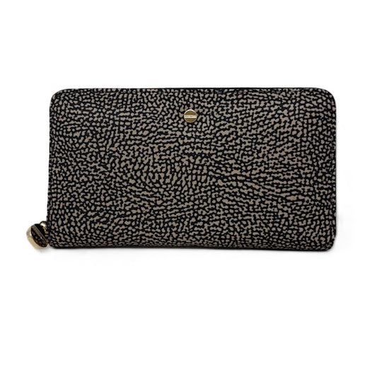 PORTAFOGLIO BORBONESE ACCESSORI NERO/BEIGE - 930155I15 X11