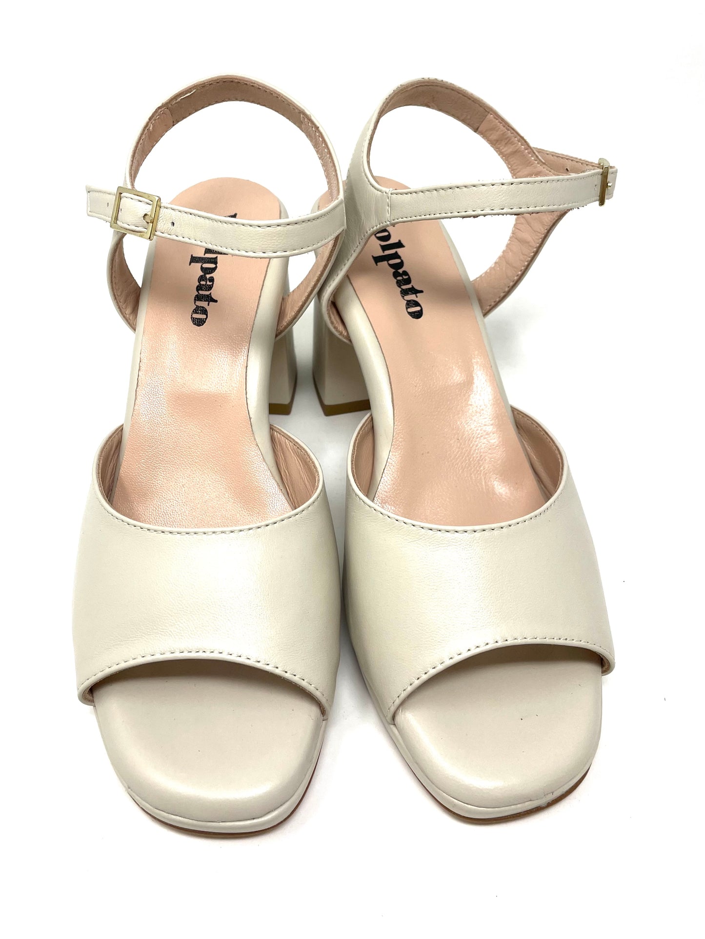 SANDALI CON TACCO VOLPATO DONNA BEIGE - 9531 BEIGE