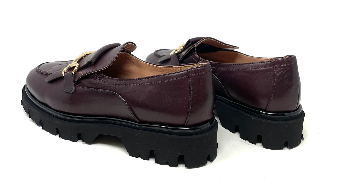 MOCASSINO VOLPATO DONNA BORDEAUX - A232G MA