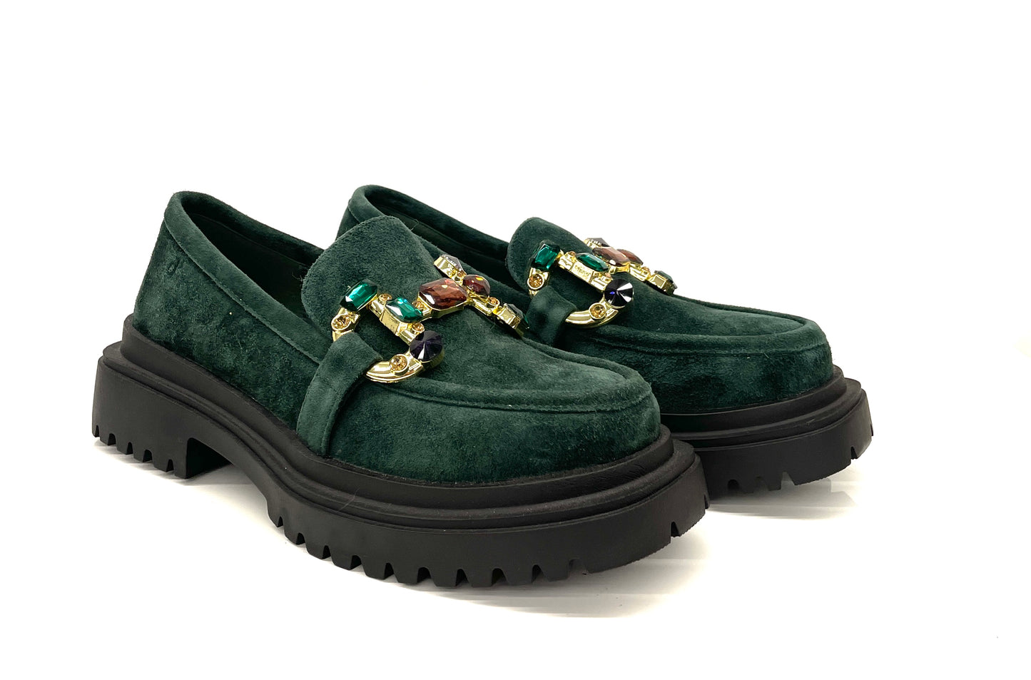 MOCASSINO MANUFACTURE D'ESSAI DONNA VERDE - AA21 VERDE