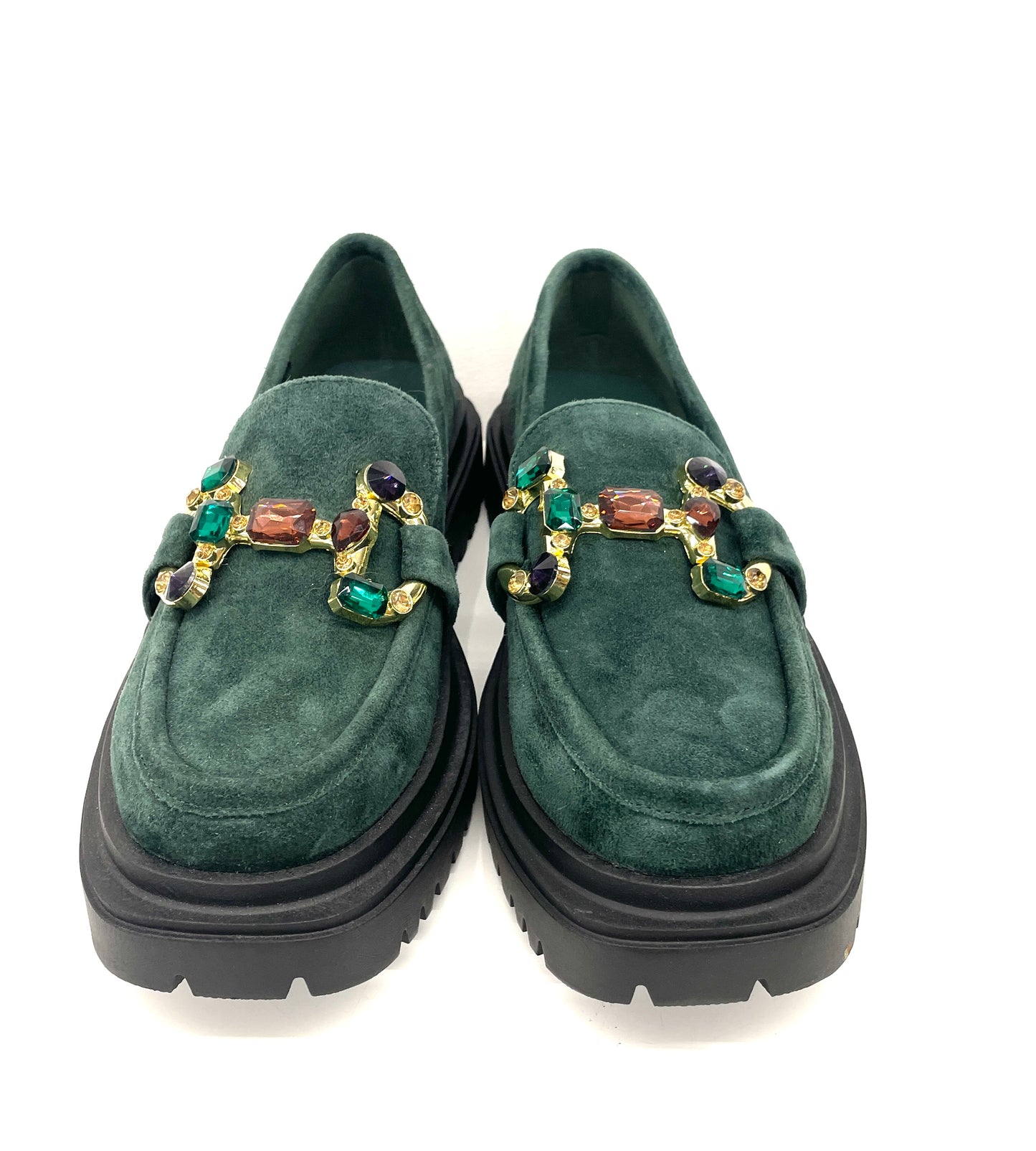 MOCASSINO MANUFACTURE D'ESSAI DONNA VERDE - AA21 VERDE