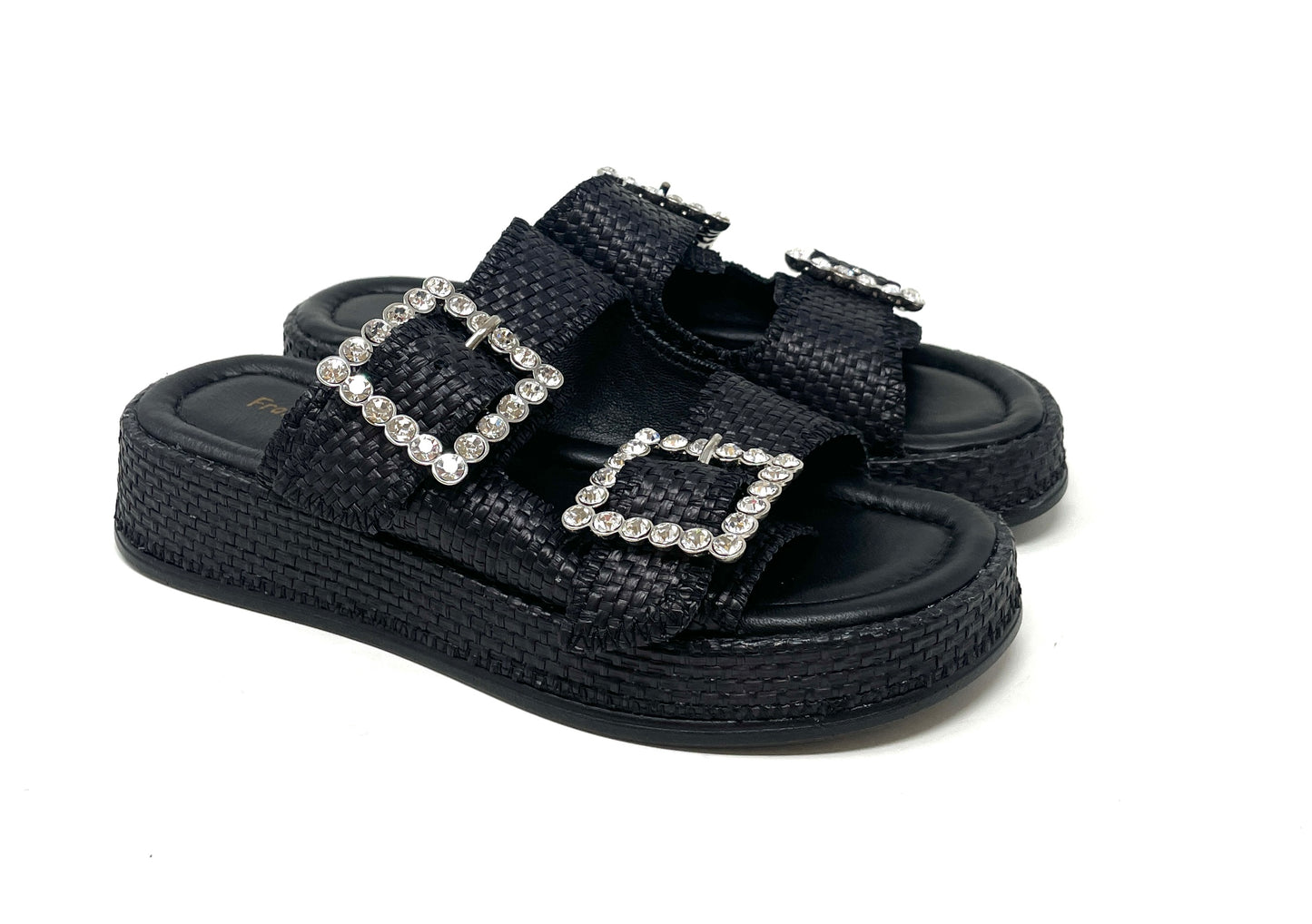 SANDALI BASSI FRANCESCO BRUNELLI DONNA NERO - AI5209 NERO